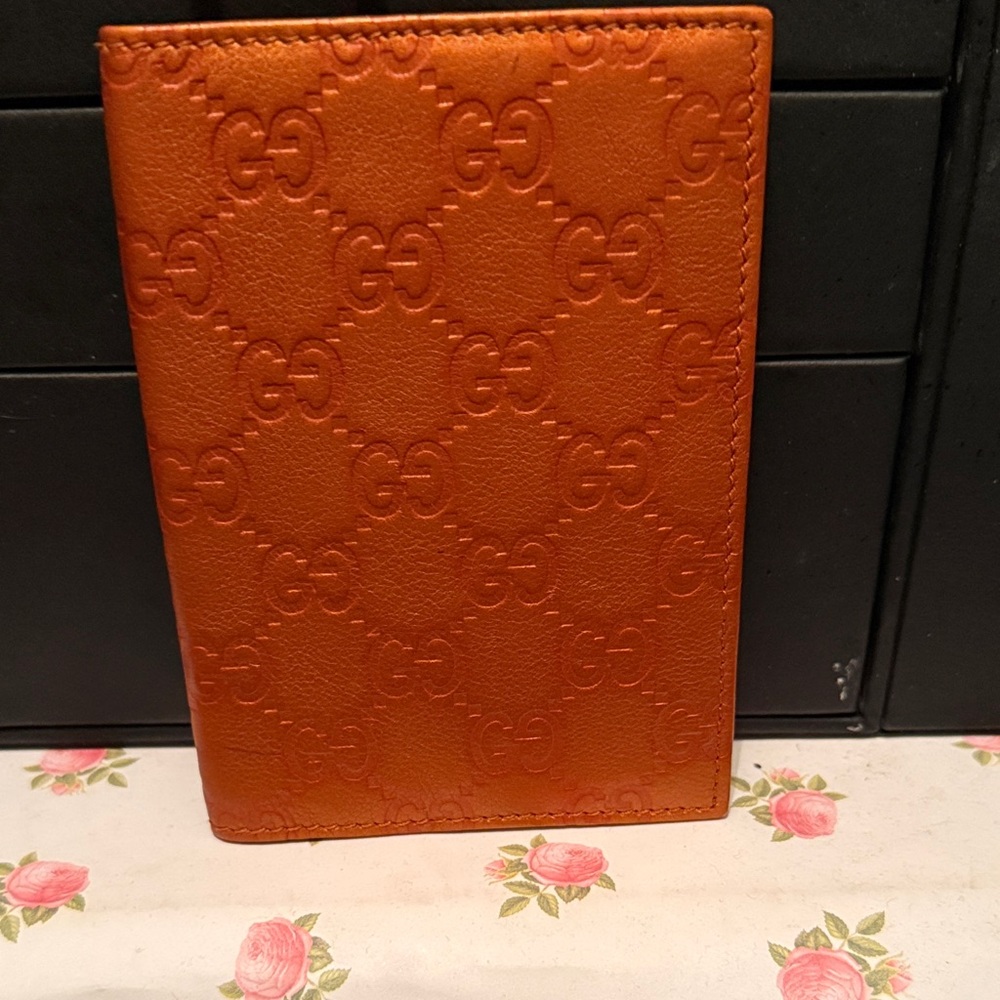 Gucci Orange Leather Accessory